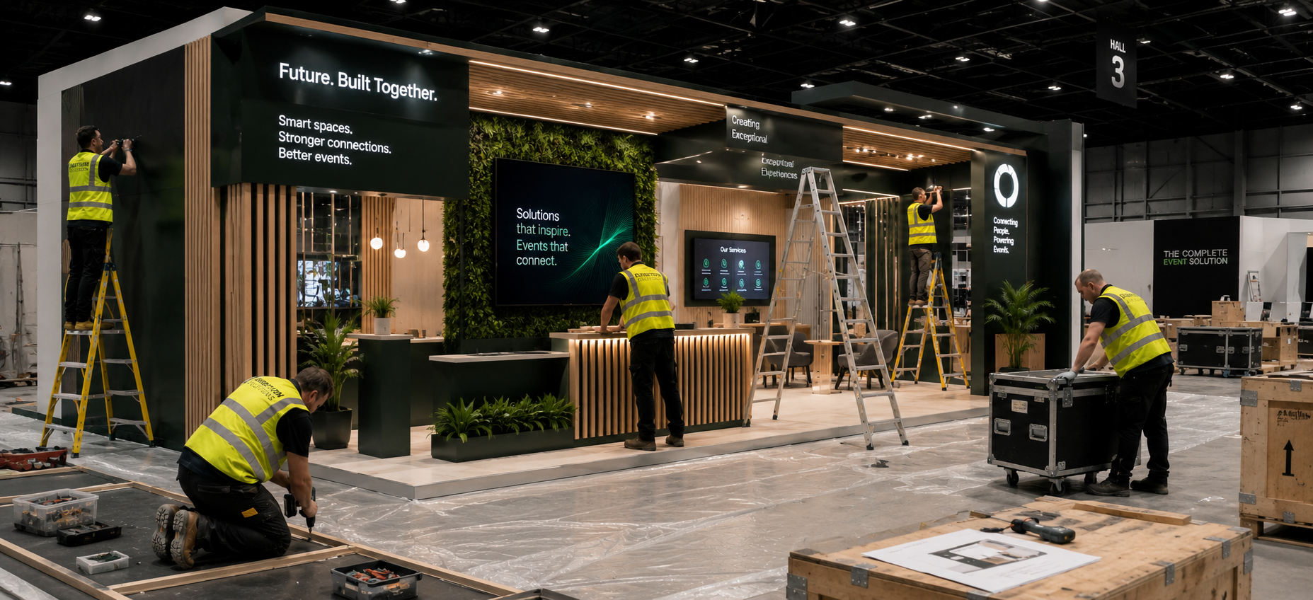 Seamless Production custom exhibition stand build in the UAE